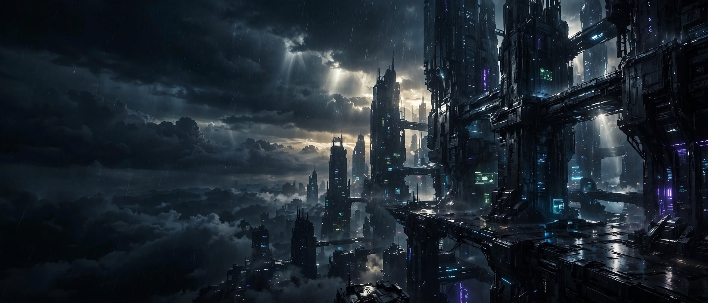 Sci-Fi Cyberpunk Megacity 4K